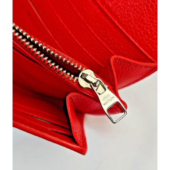 LOUIS VUITTON Sarah Wallet NM Yayoi Kusama Polka Dots Taurillon Leather - Picture 7 of 12